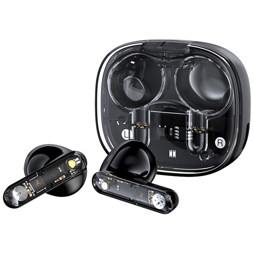 Streetz Black Transparent True Wireless Ear Buds Image 3
