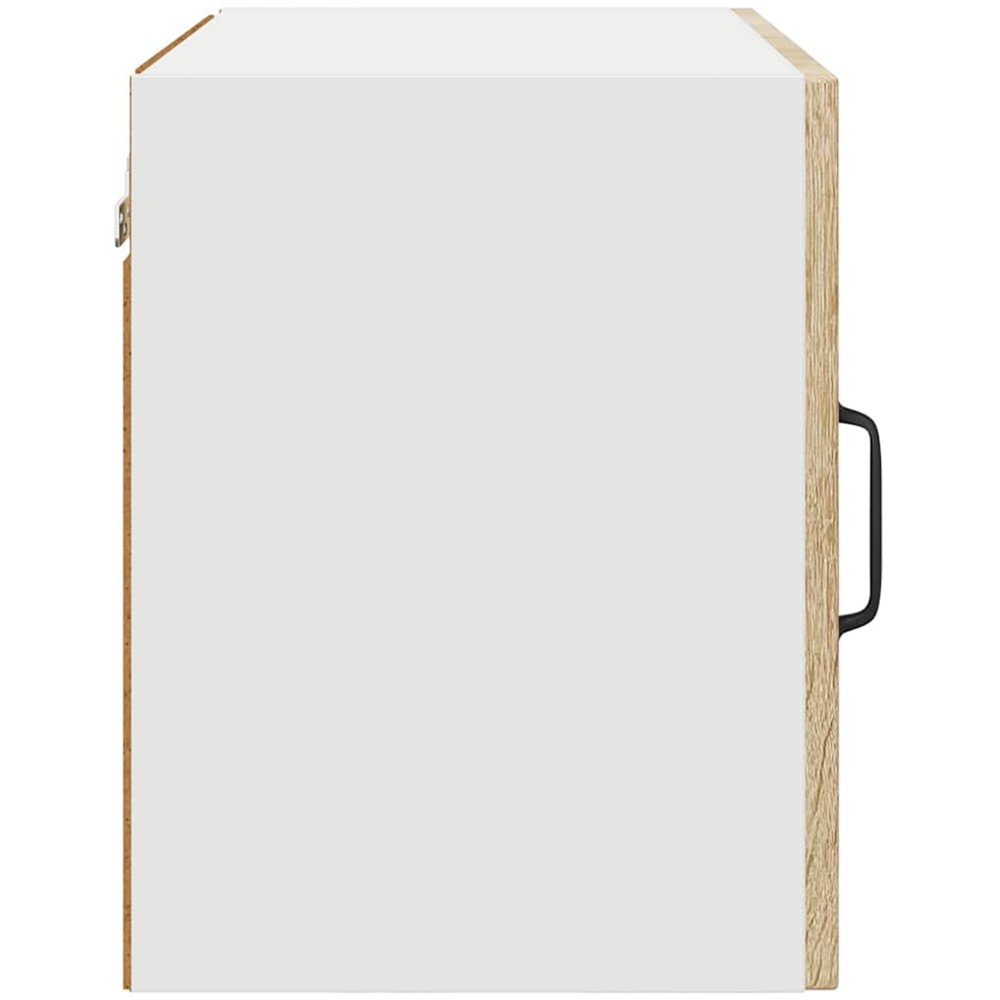 vidaXL Kalmar Single Door Sonoma Oak Wall Mounted Wide Kitchen Cabinet Set of 2 Image 7