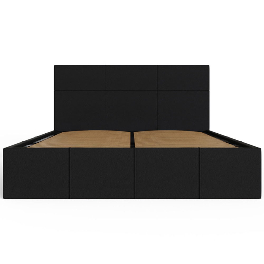 GFW Small Double Black End Lift Ottoman Bed Image 5
