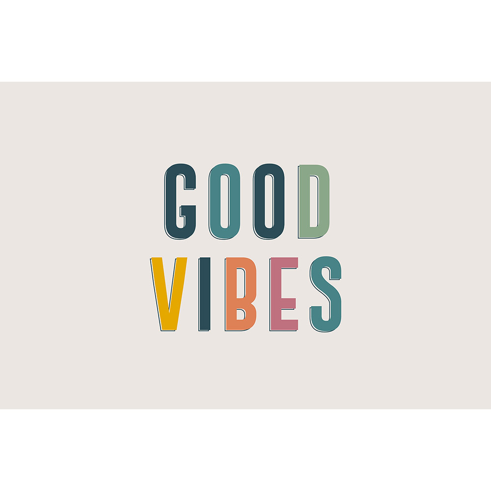 Mirrorstone Nexus Good Vibes Quote Wi-Fi Infrared Heating Panel 900W 795 x 1195mm Image 4