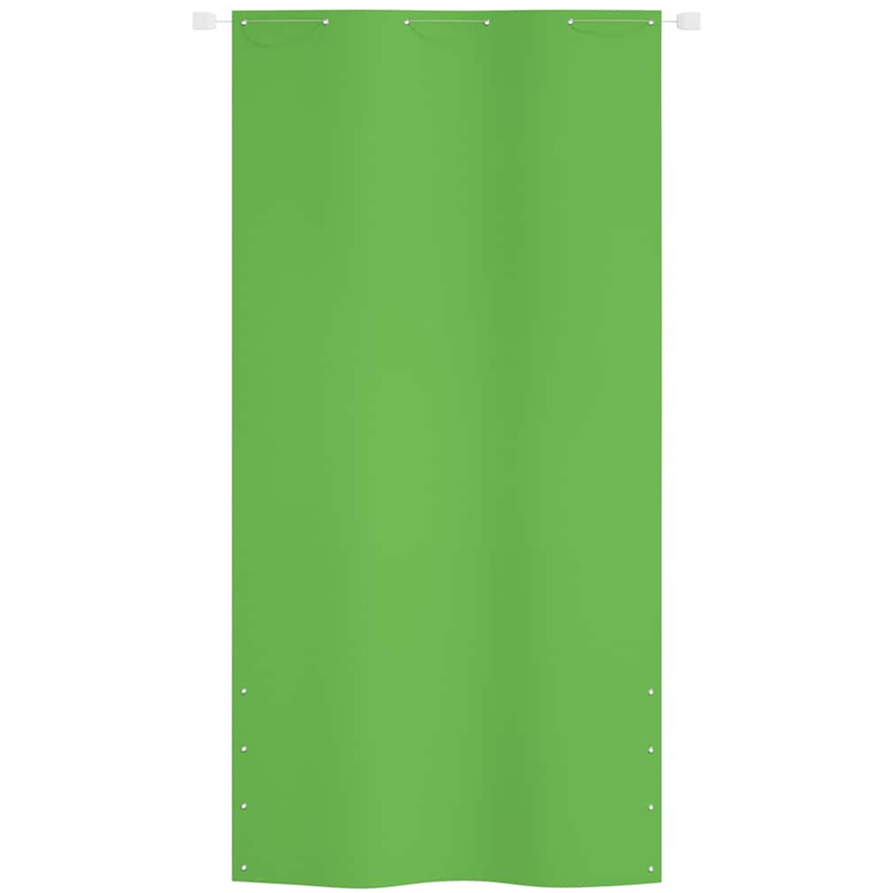 vidaXL 120 x 240cm Green Oxford Fabric Balcony Privacy Screen Image 2