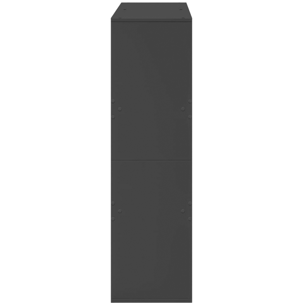 vidaXL 5 Shelf Black Bookcase Image 5