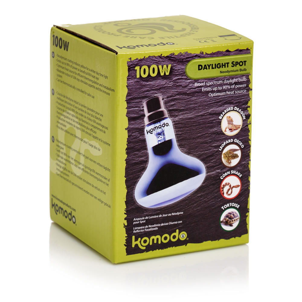 Komodo 100W Daylight Spot Neodymium Reptile Bulb Image