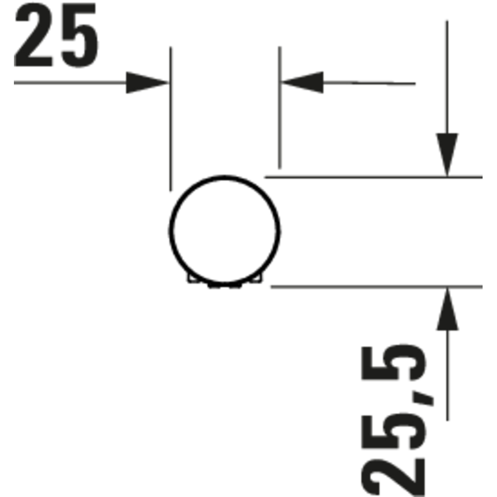 Duravit Round Chrome Stick Hand Shower Image 9