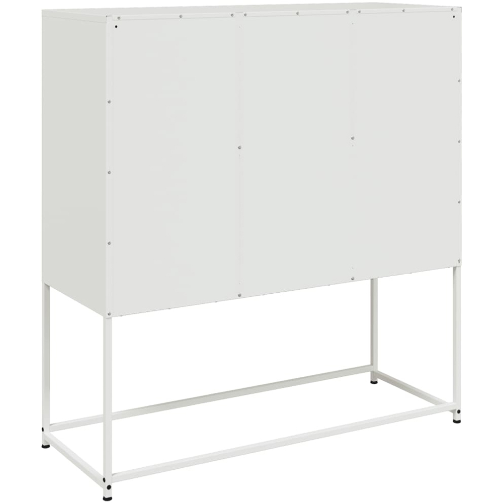 vidaXL 6 Door White Sideboard Image 8