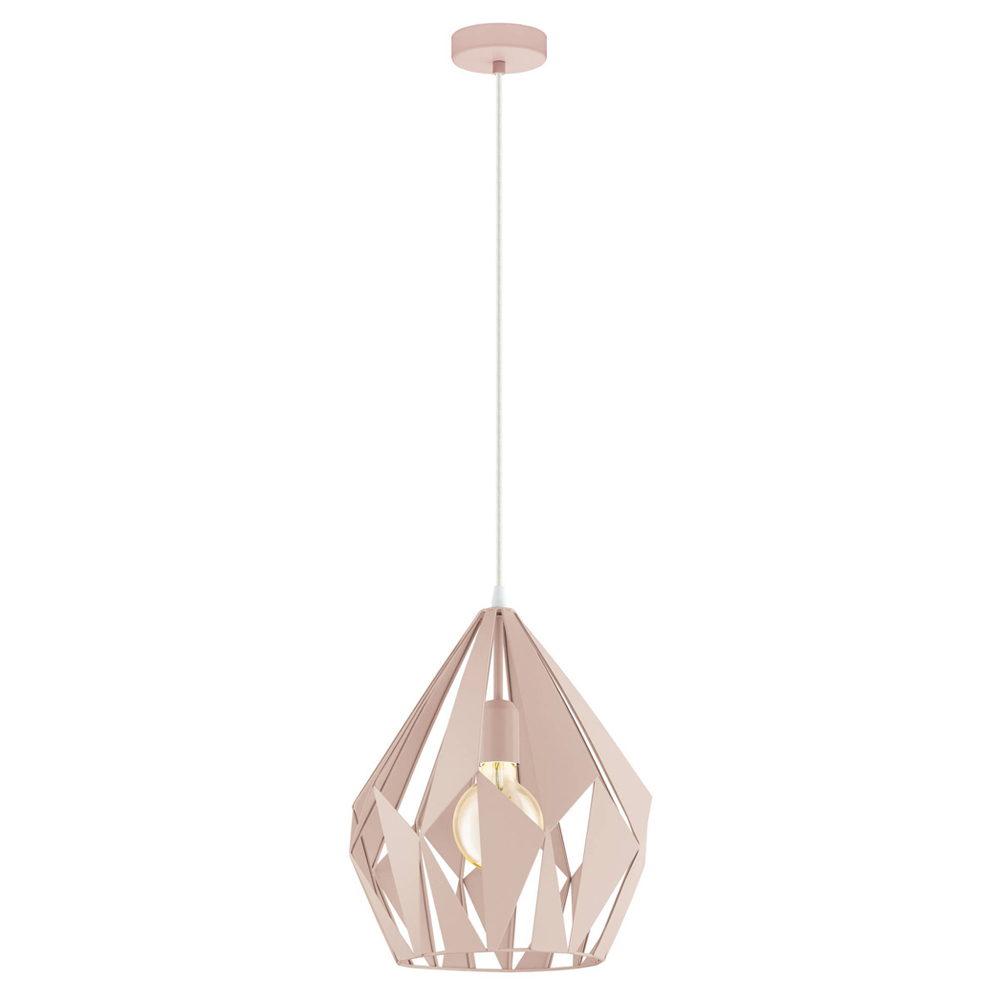 EGLO Carlton P Apricot Pendant Light Image 1