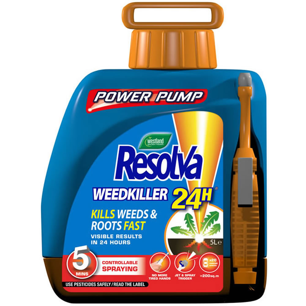 Resolva 24H Power Pump Weedkiller 5L Image 1