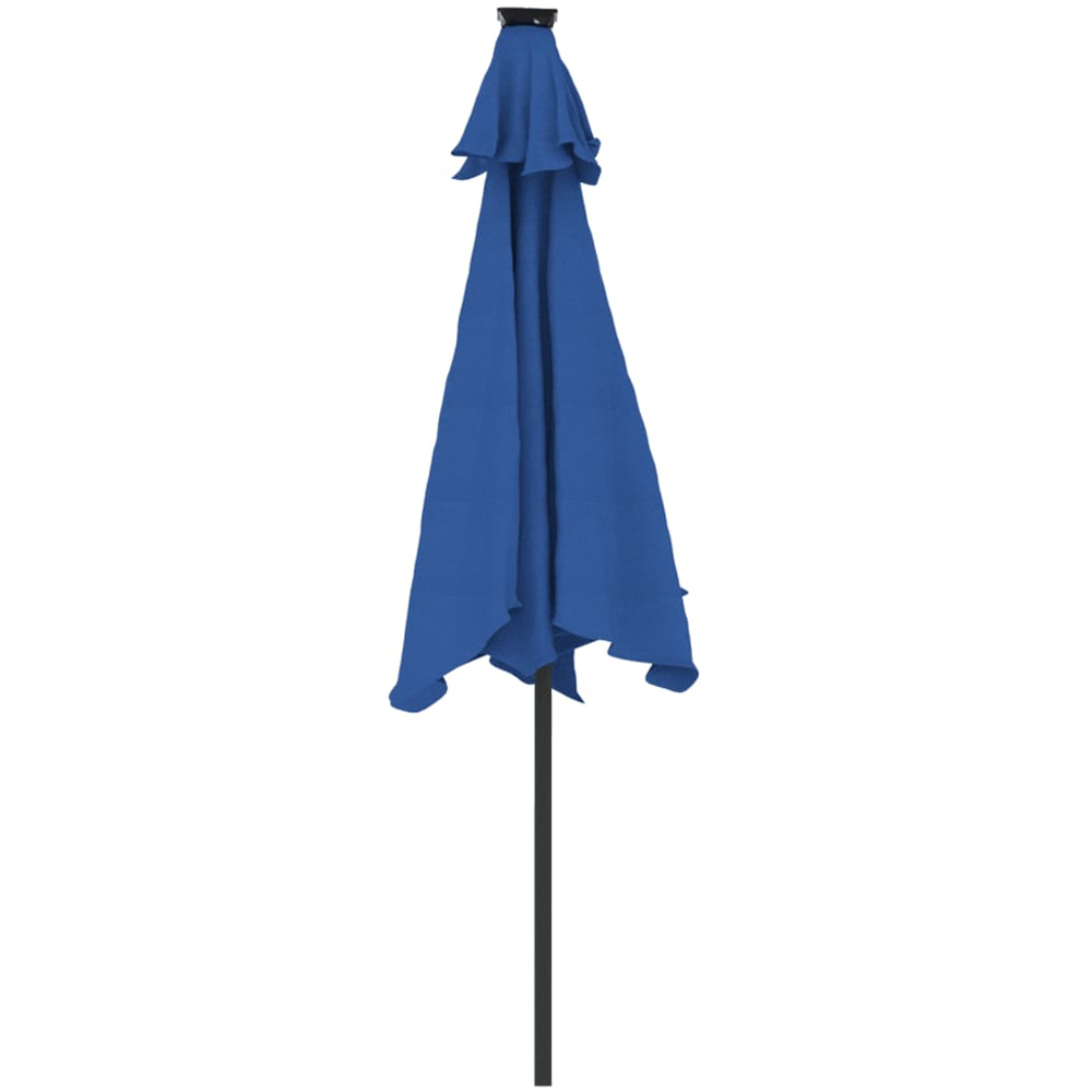 vidaXL Blue Garden Parasol with Steel Pole 2.25m Image 5