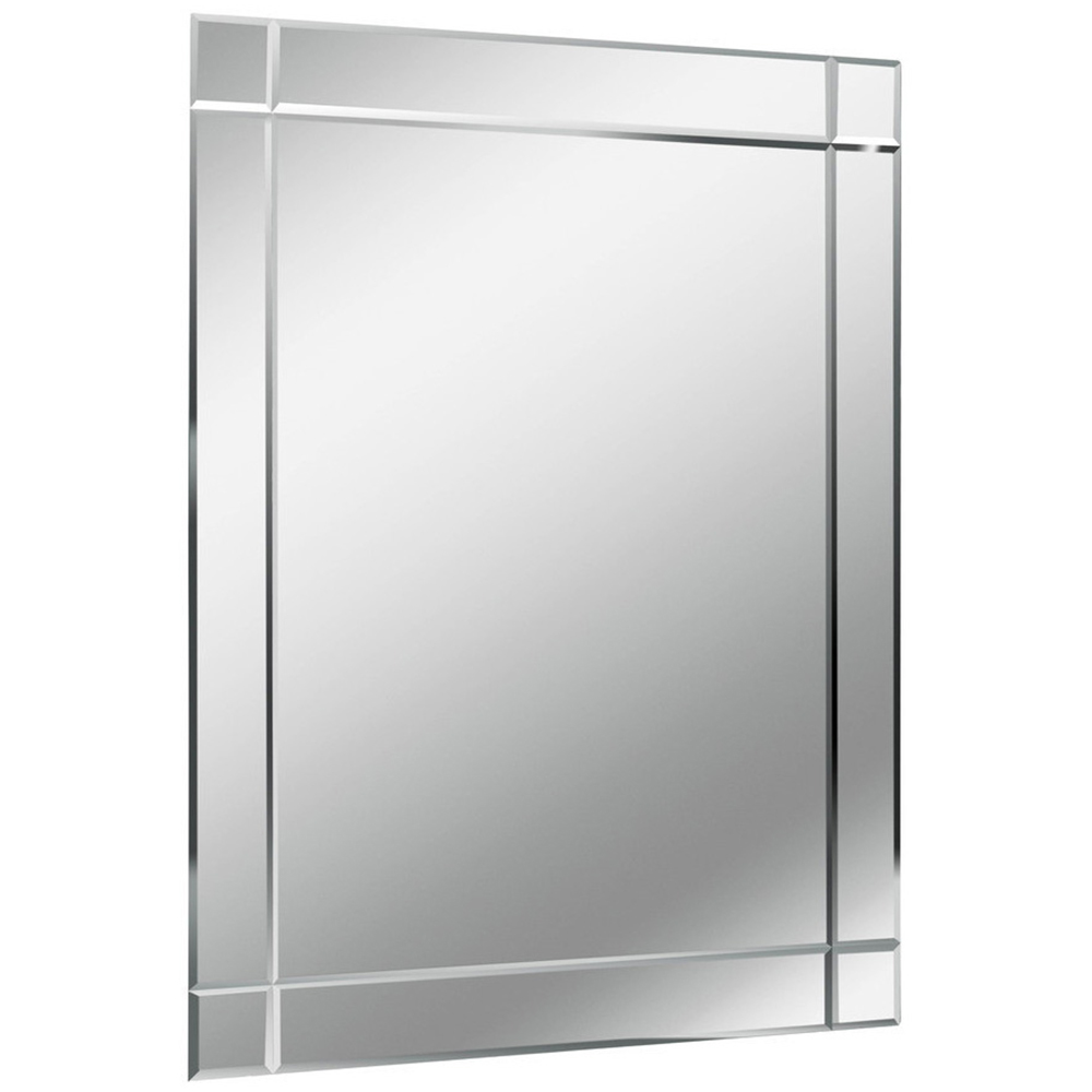 Premier Housewares Etched Border Wall Mirror 90 x 110cm Image 2