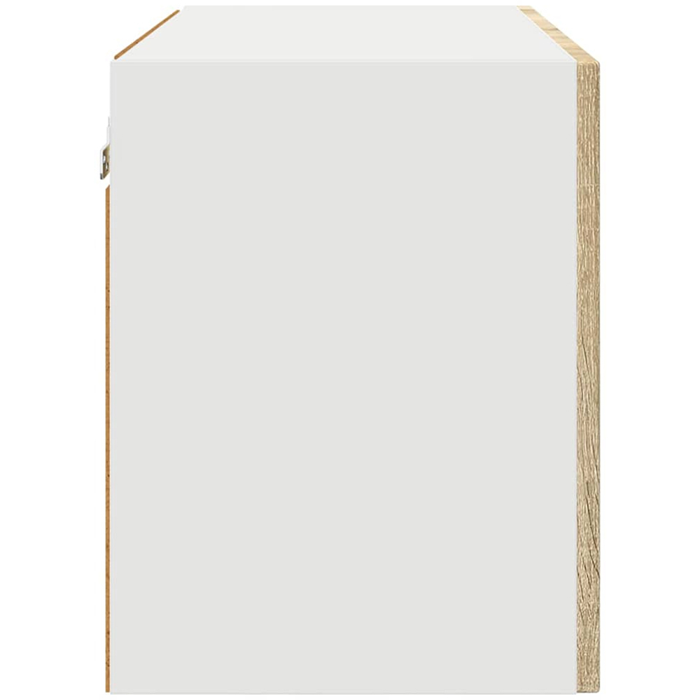 vidaXL Kalmar 2 Door Sonoma Oak Wall Mounted Kitchen Cabinet Set of 2 Image 7