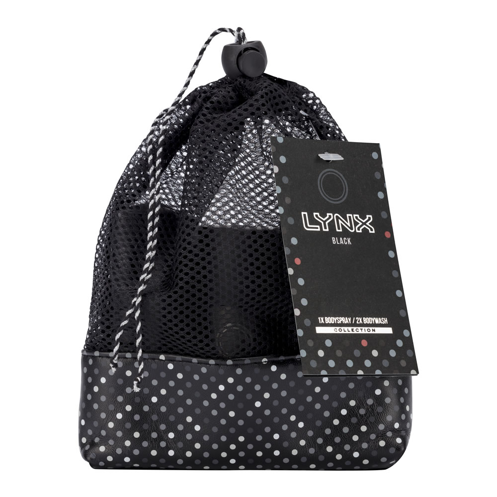 Lynx Black Mini Net Gift Set Image 1