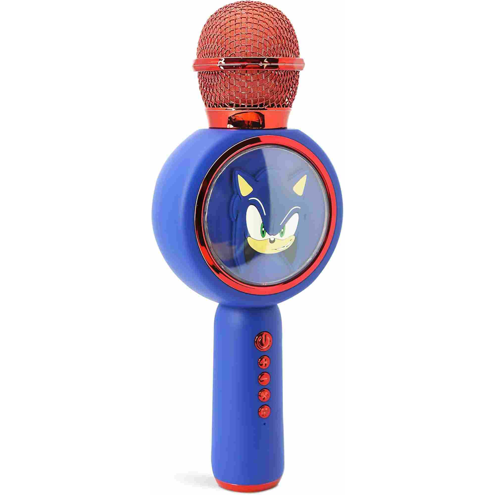 OTL Sonic The Hedgehog Karaoke Microphone and Wireless Speaker with LED Light Image 3