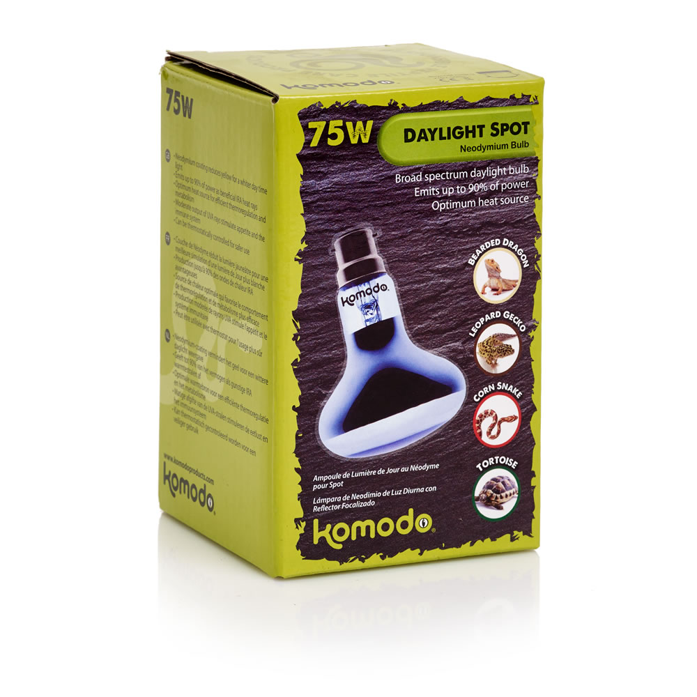 Komodo 75W Daylight Spot Neodymium Reptile Bulb Image