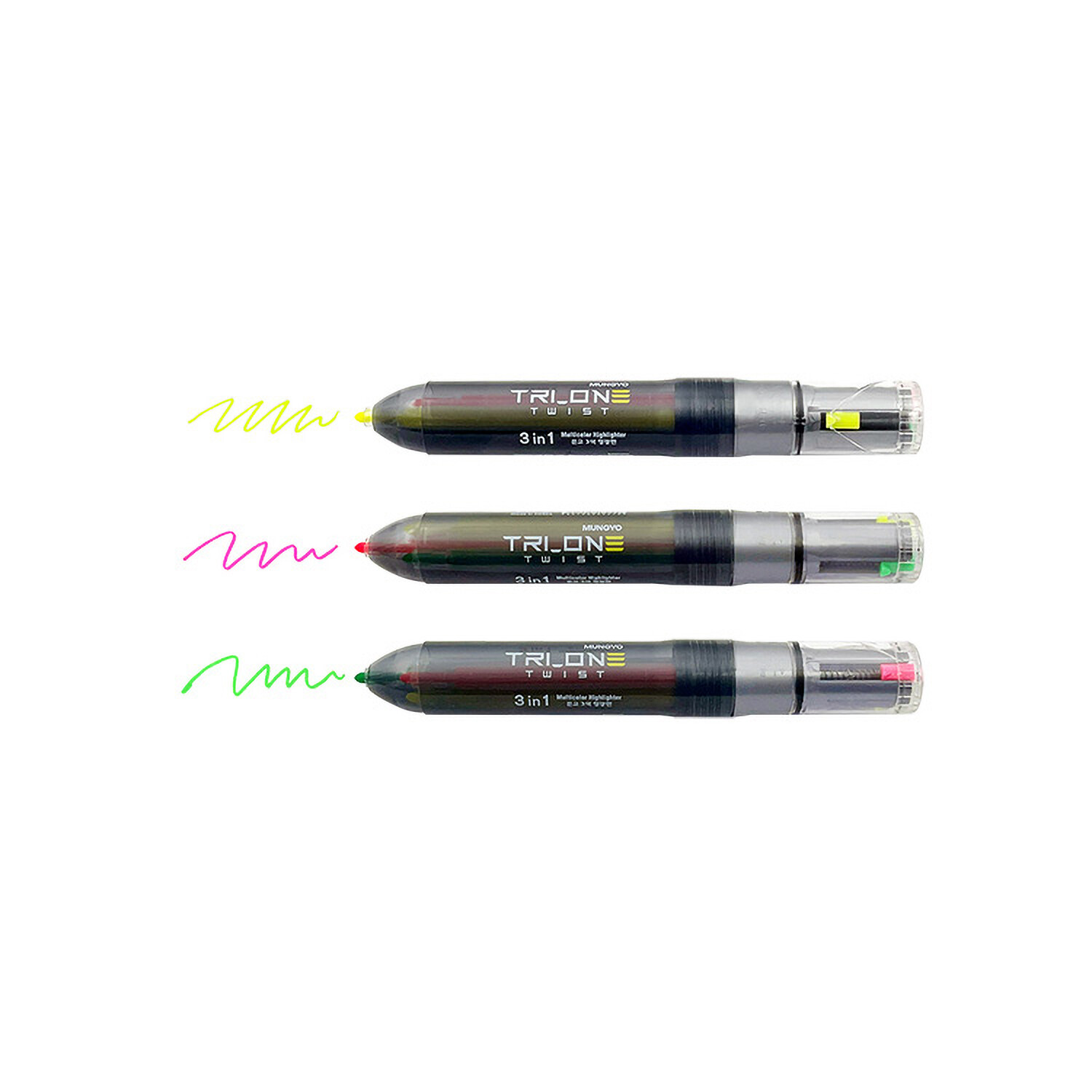 Mungyo 3 in 1 Multicolour Highlighter Image 3