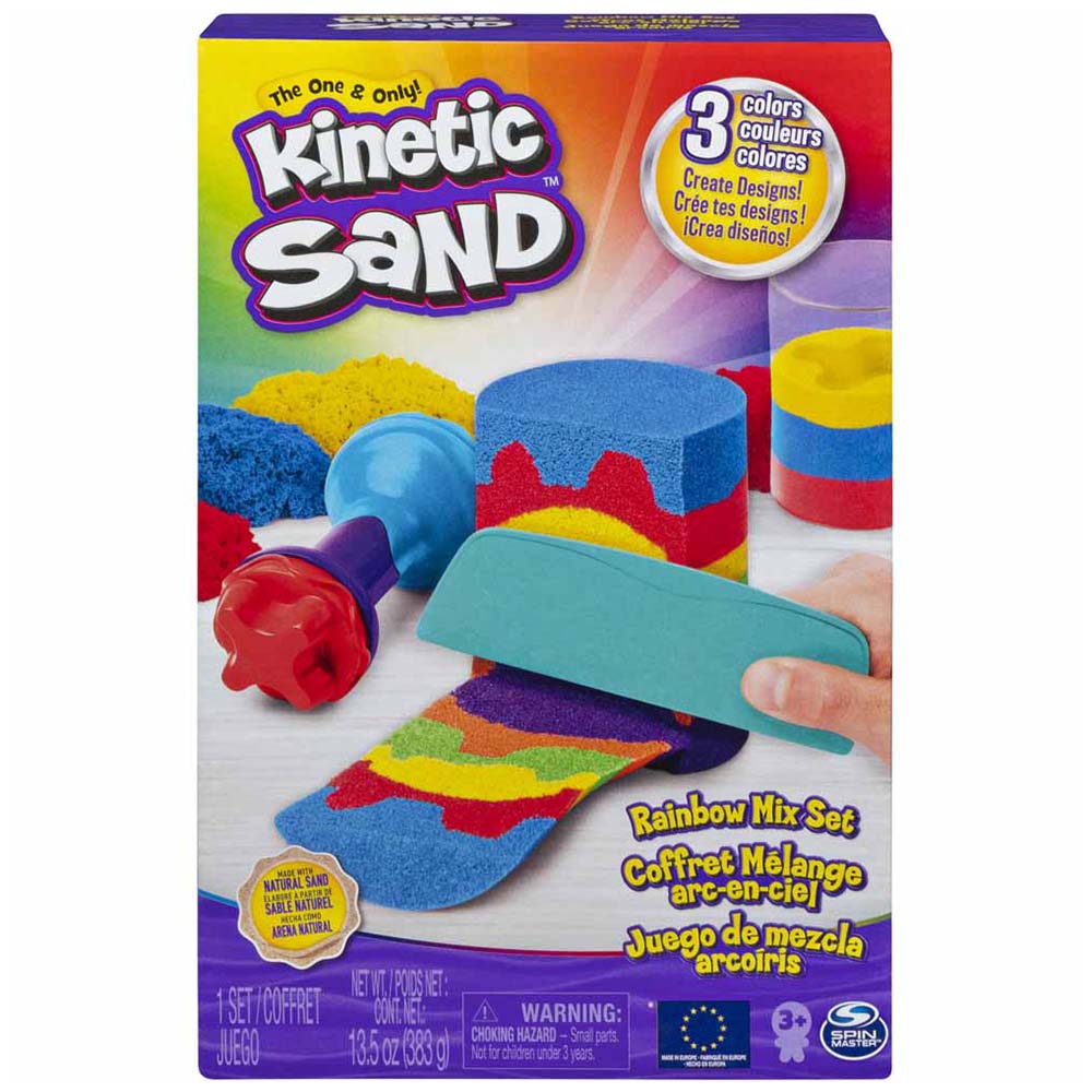 Kinetic Sand Rainbow Mix Set Image 1