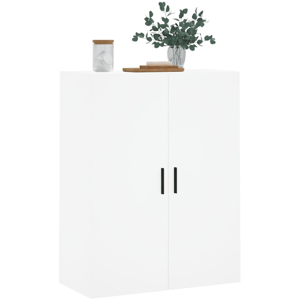 vidaXL 2 Door White Wall Mounted Cabinet Image 3
