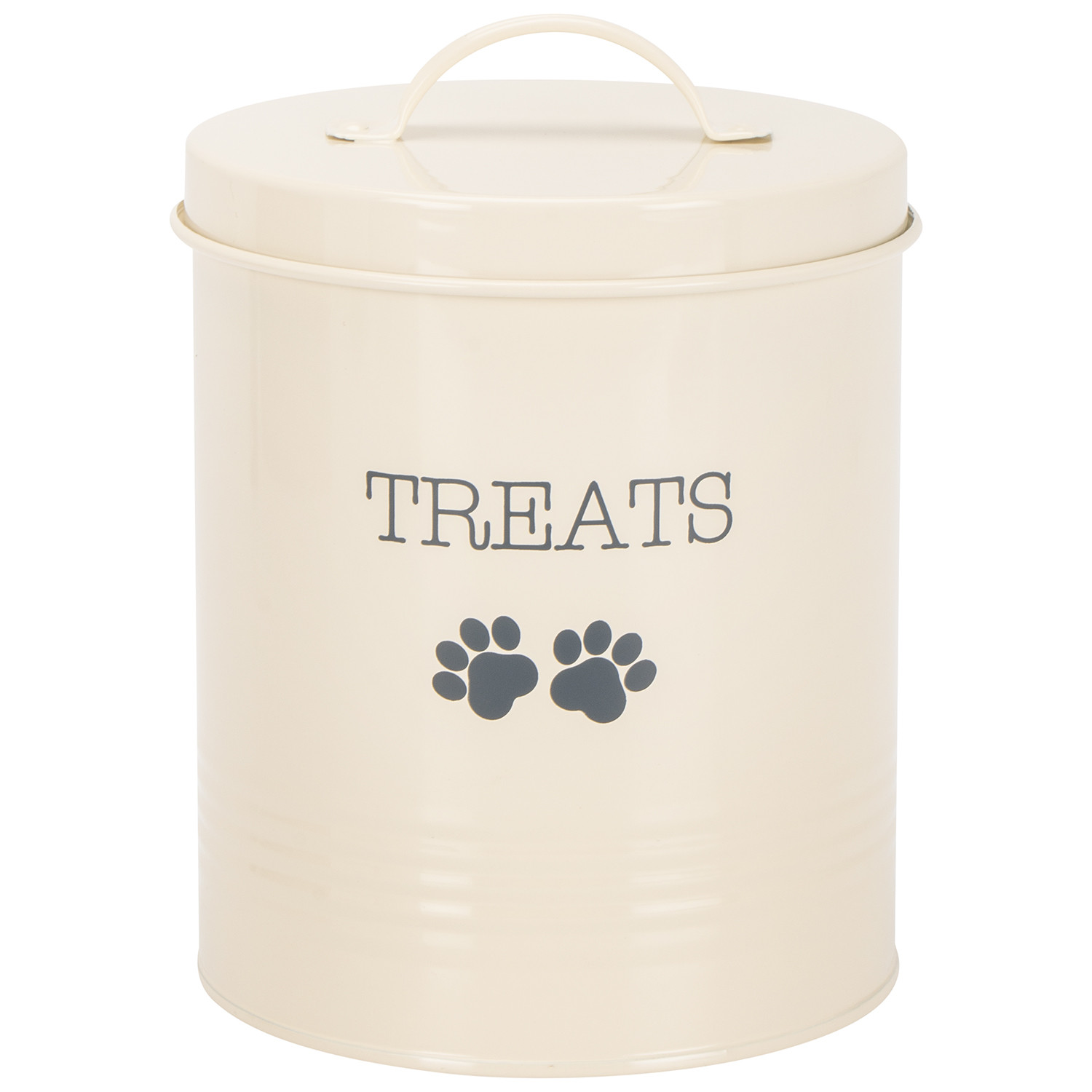 Pet Treat Tin - Cream Image
