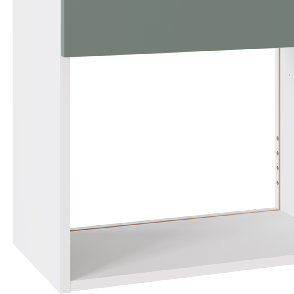 Kitchen Kit Slab Supermatt Agave Green Microwave Wall Unit 600mm Image 3