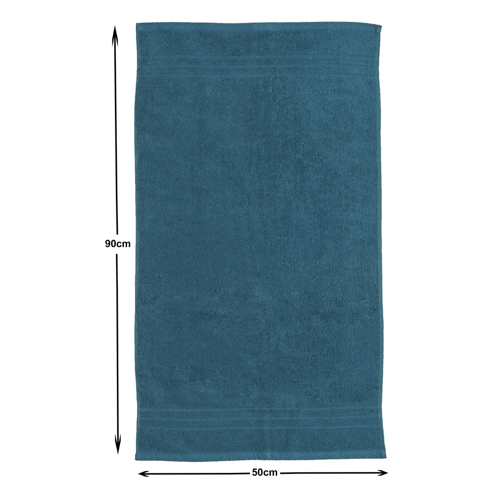 Wilko Teal Towel Bundle Image 4