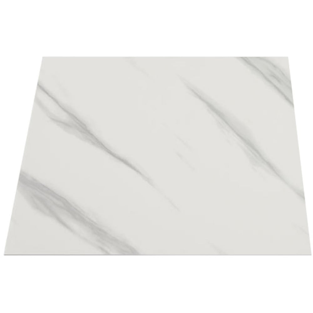 Living and Home Marble Patterned Light Grey PVC Self Adhesive Wall Sticker 10 Pack Image 2