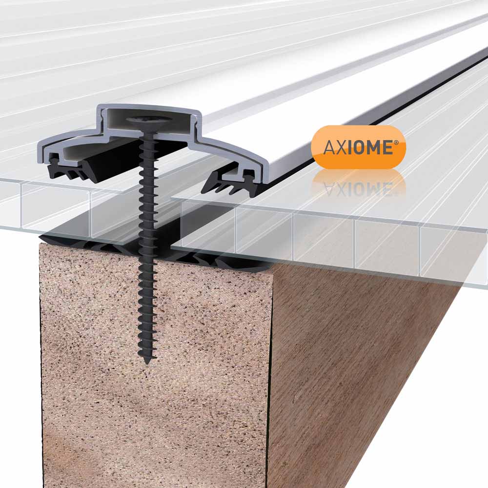 Axiome 10mm Opal Polycarbonate Twinwall Sheet 690 x 2000mm Image 2