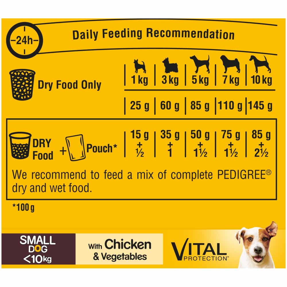 Pedigree Complete Chicken Flavour Small Dog Food 2.3kg Image 5