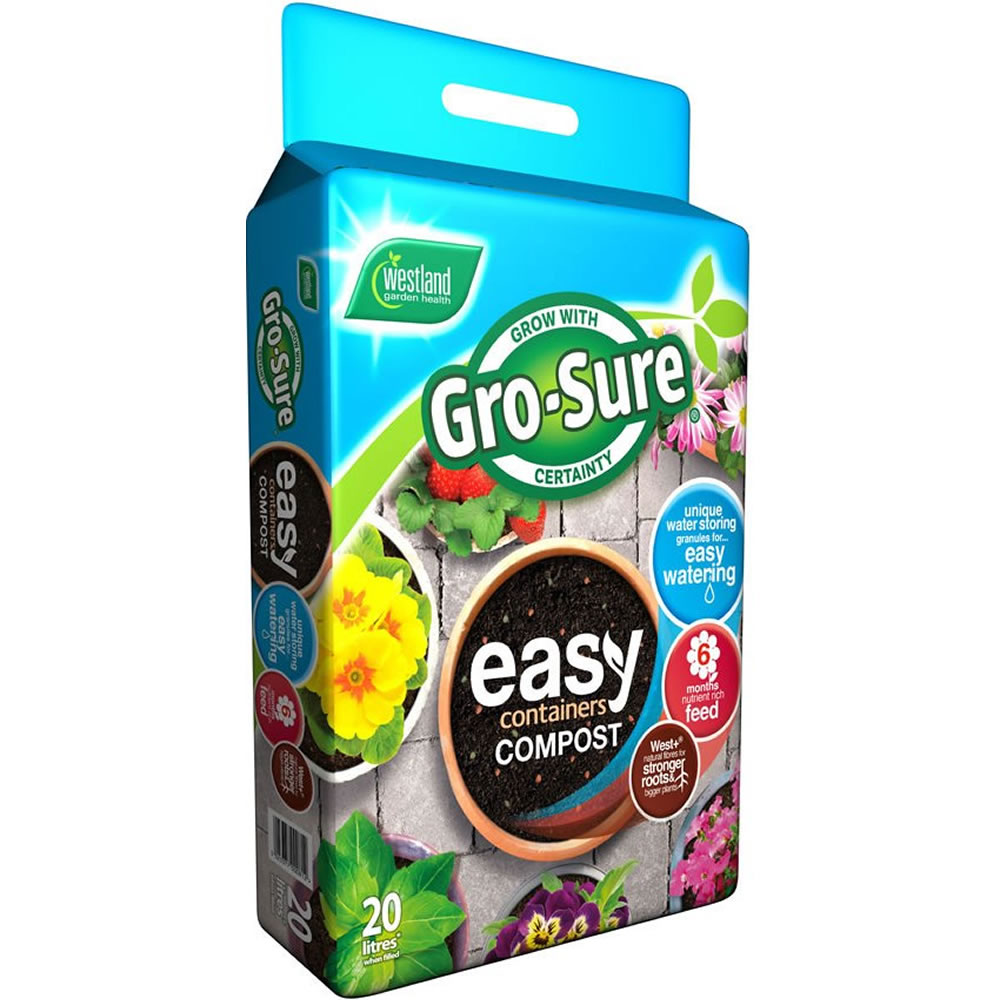 Westland Gro Sure Easy Containers Compost 20L Wilko