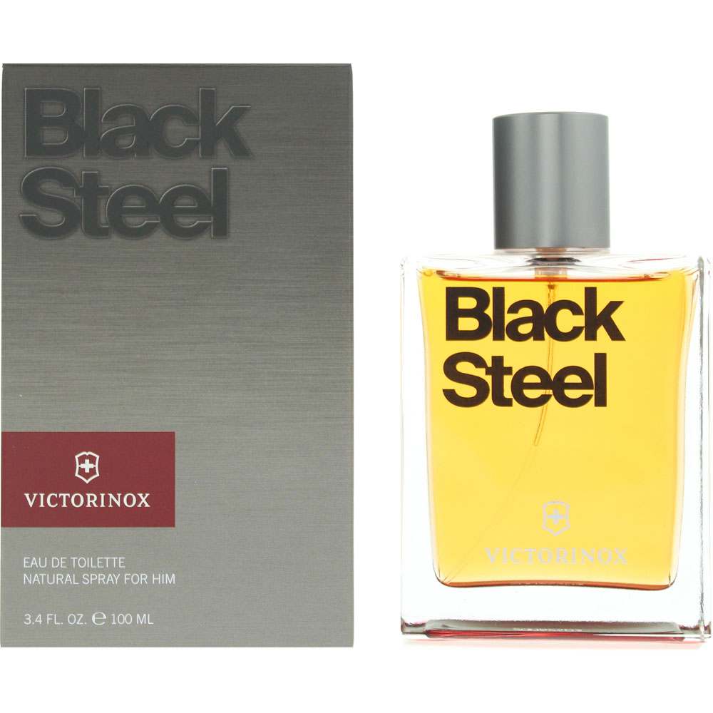 Swiss Army Victorinox Black Steel Eau de Toilette 100ml Spray Image 2