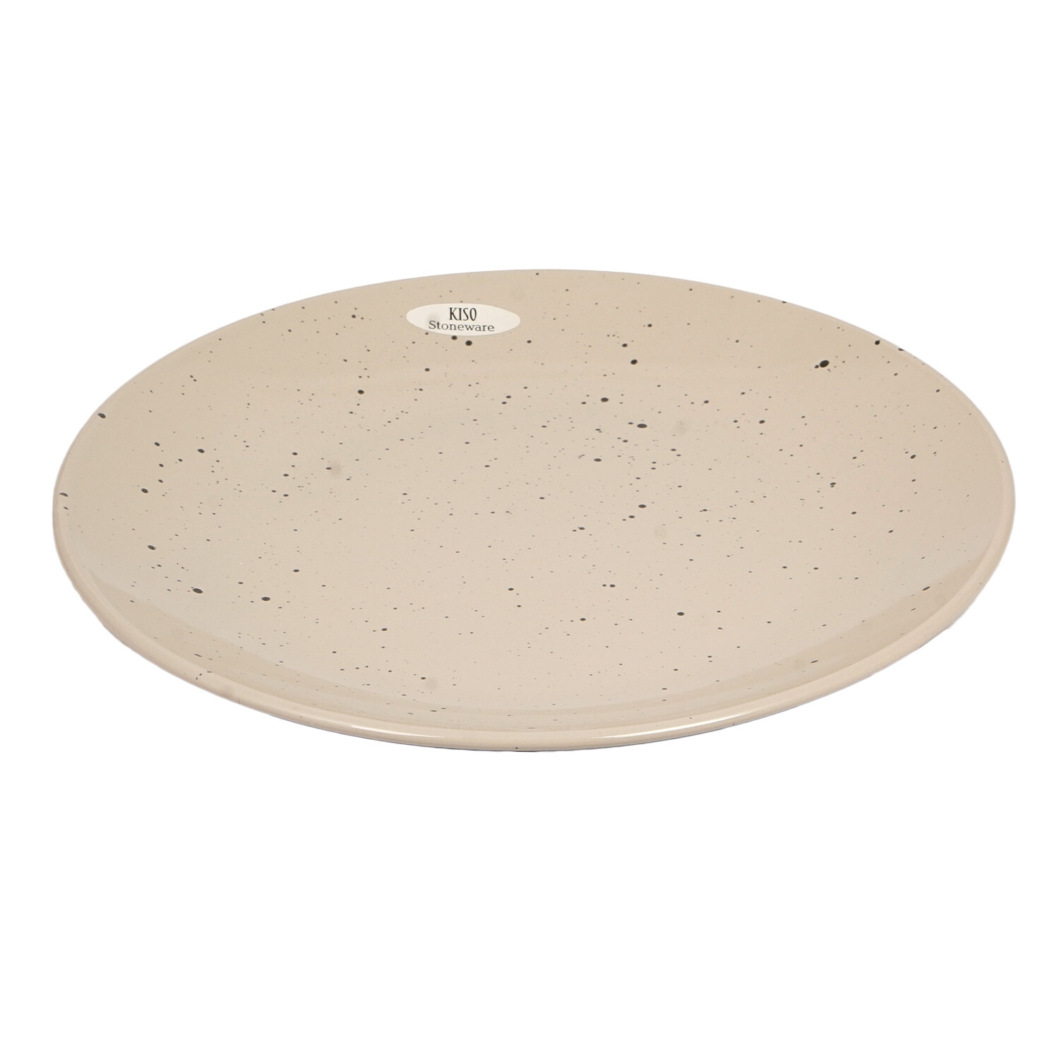 Kiso Warm Grey Speckled Dinner Plate Image 3