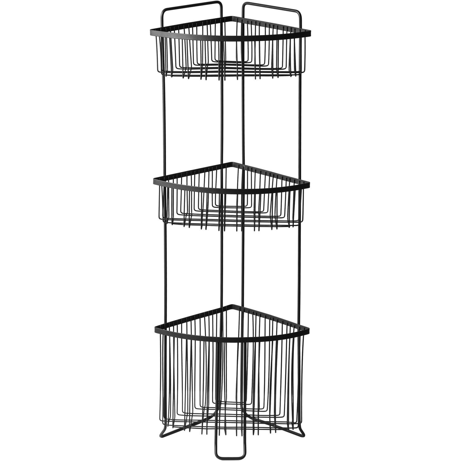 Hilton 3 Tier Corner Caddy - Grey Image