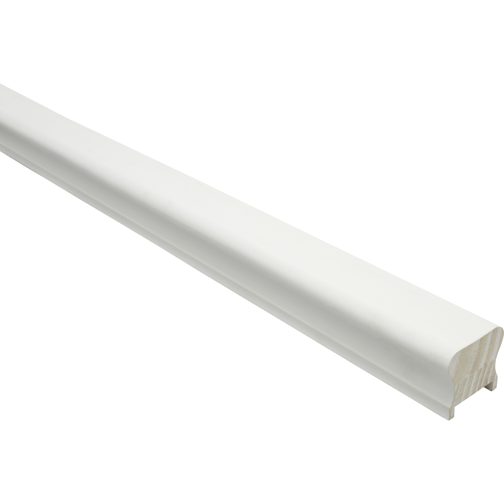 Richard Burbidge Paint Ready HDR Stair Handrail and Base Rail Set 1.8m x 41mm Image 5