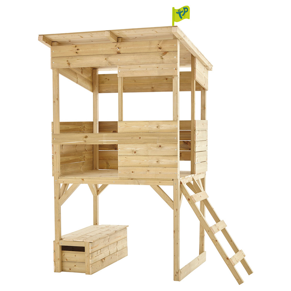 TP Treetops Wooden Tower Playhouse with Toy Image 1