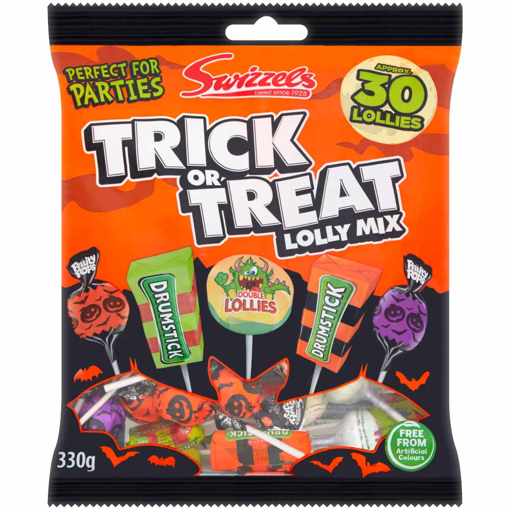 Swizzels Trick Or Treat Lollies 330g Image