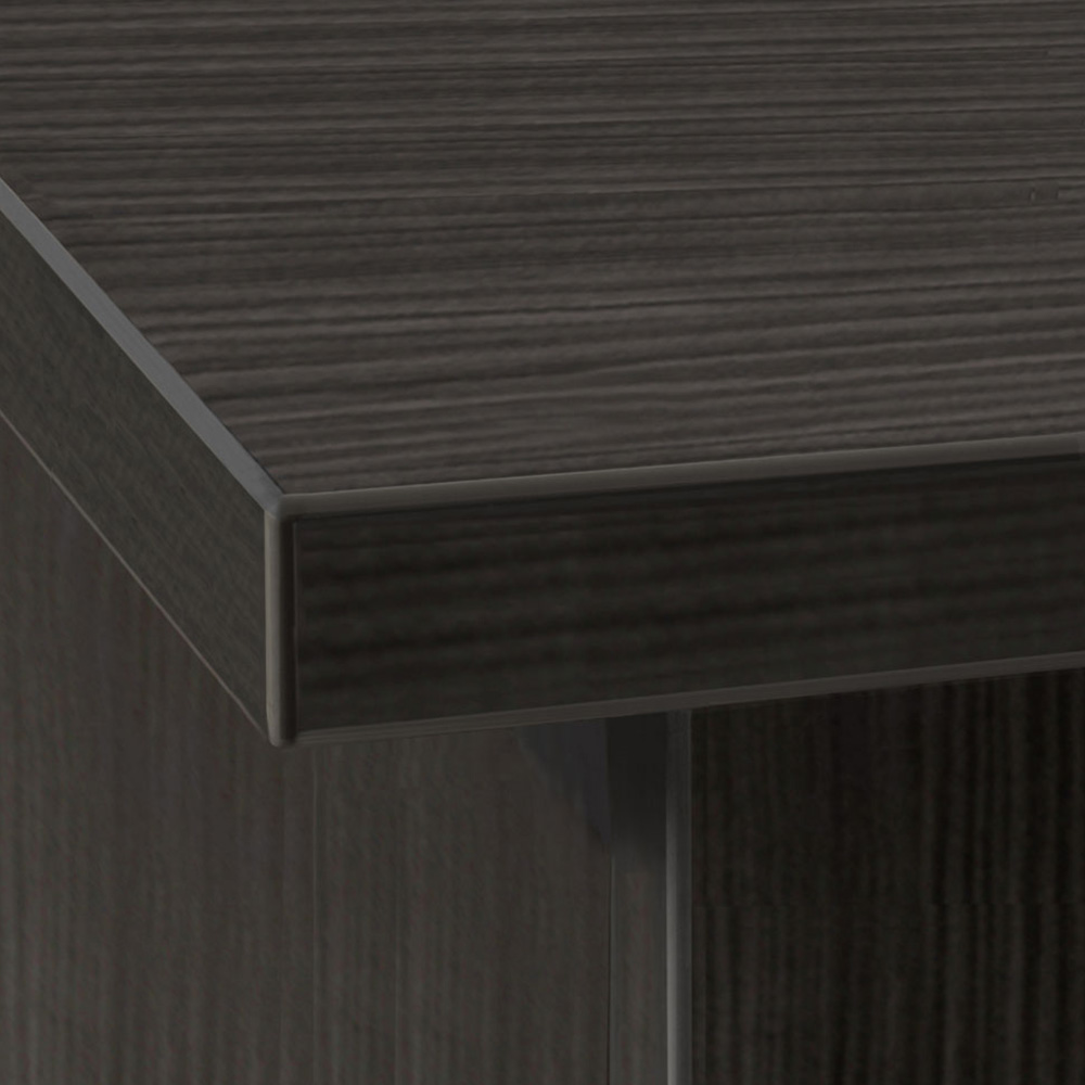 R White Cabinets Single Door Single Drawer Black Cupboard Image 3