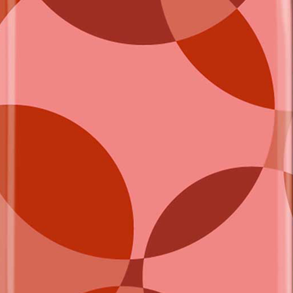 Warren Reed Designer Cabin Red Circle Pattern Suitcase Image 3