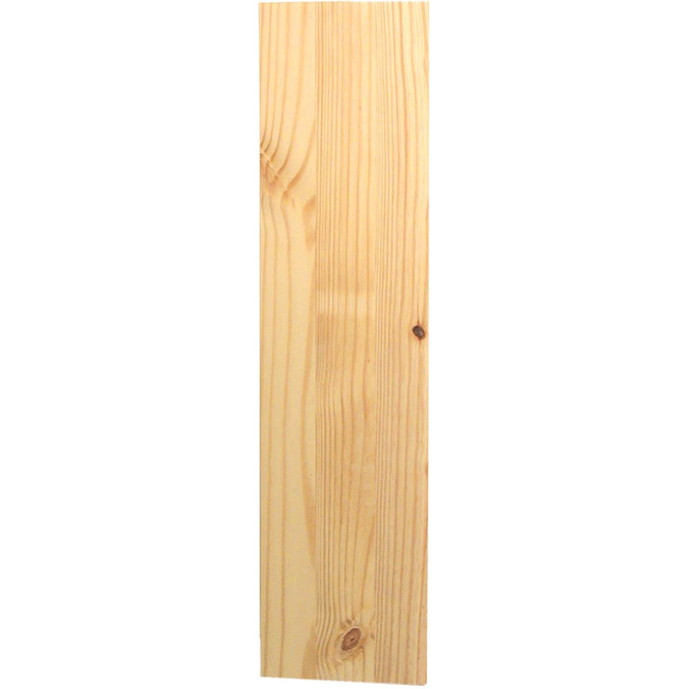 Leighton Sanded Natural Wood Shelf Board 25 x 105cm Image
