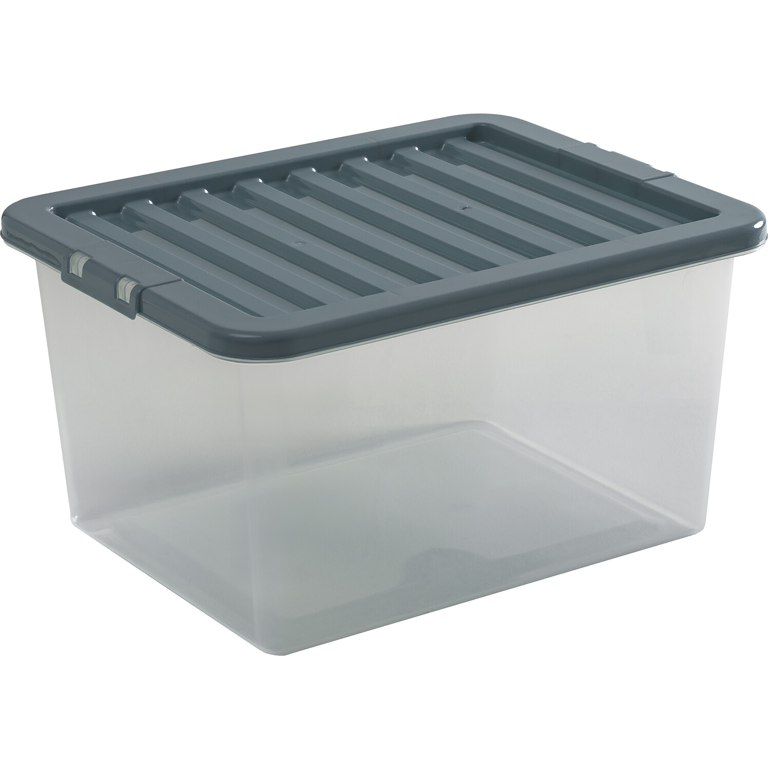 31L Crystal Storage Box and Lid  - Porcelain Image 1