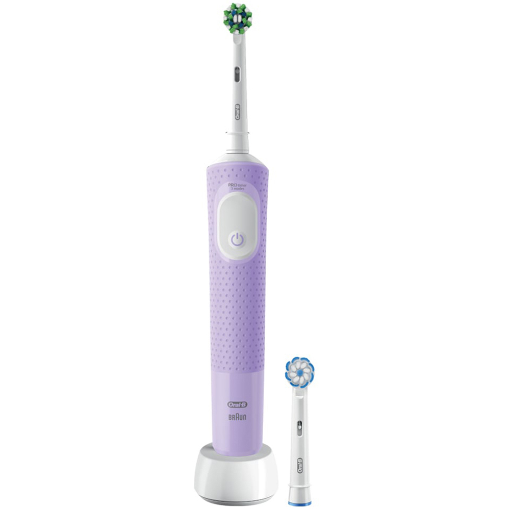 Oral-B Vitality PRO Lilac Rechargeable Toothbrush Image 2