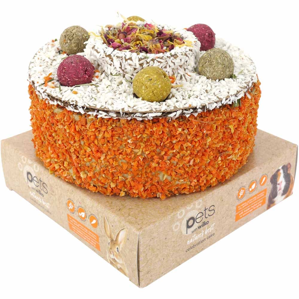 Wilko Nature's Best Small Pet Celebration Cake 235g Image 1