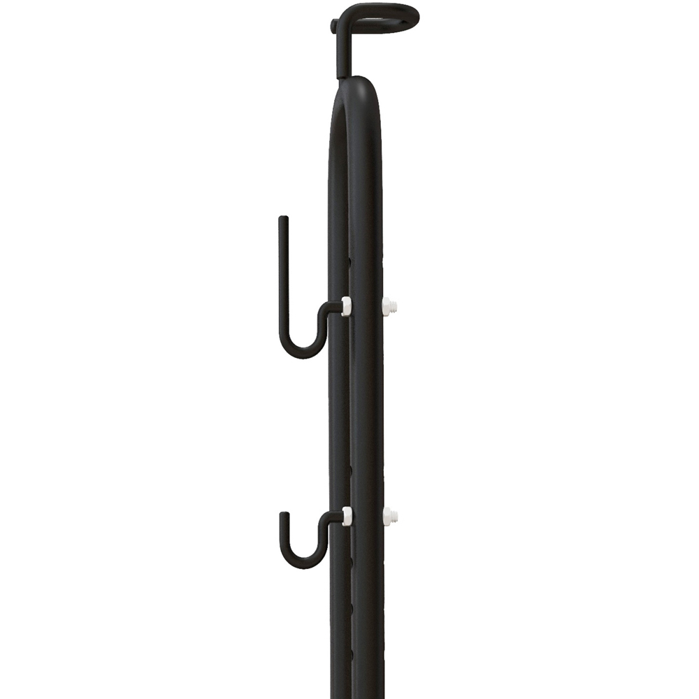 SPORTNOW Black Adjustable Vertical and Horizontal Bike Rack Image 5