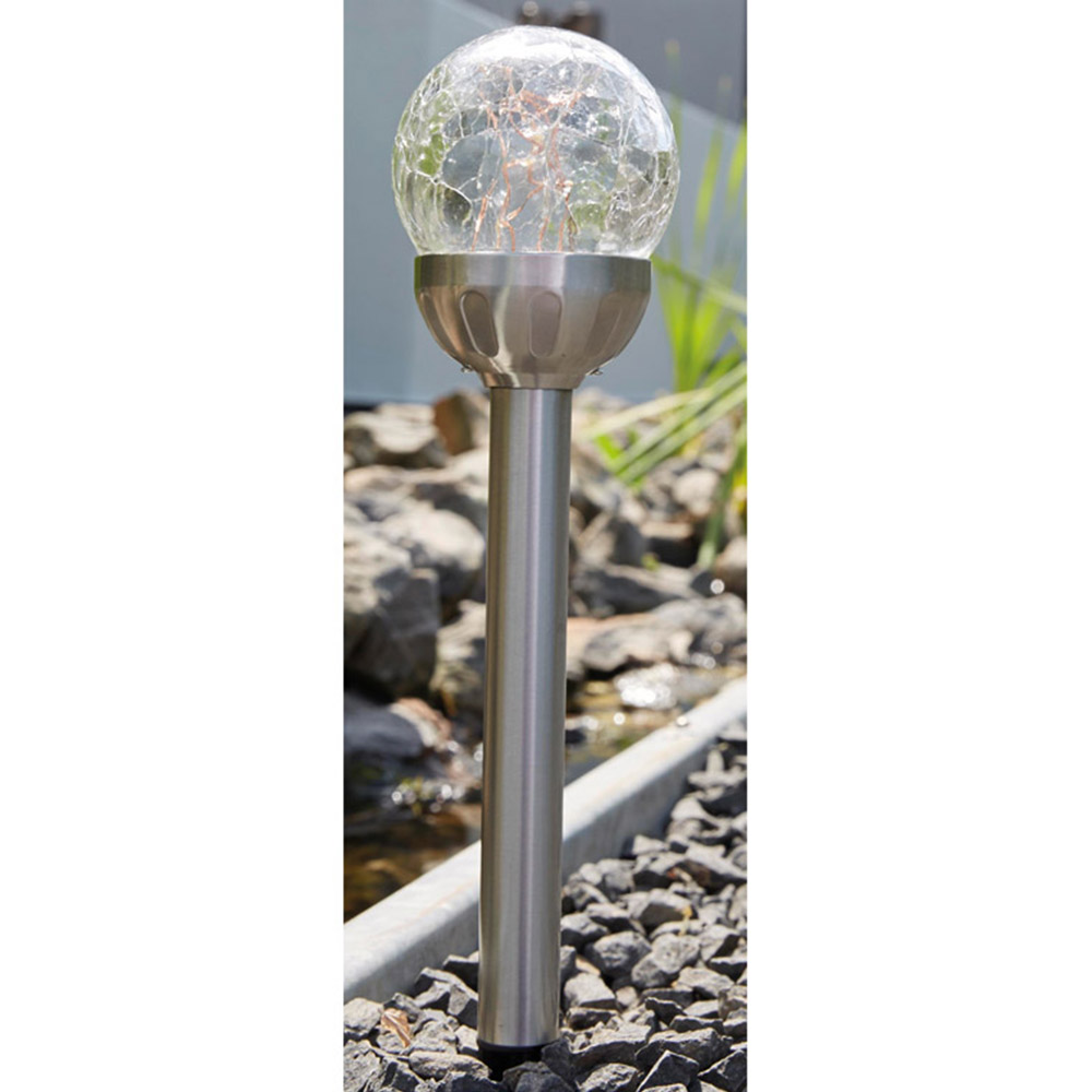 Luxform Conga Globe LED Garden Solar Spike Light Image 3