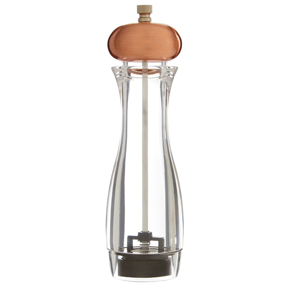 Premier Housewares Salt/Pepper Medium Clear Copper Mill Image 1