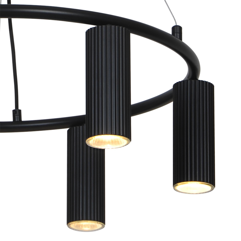 Nordlux Vico Black Chandelier Light Image 5