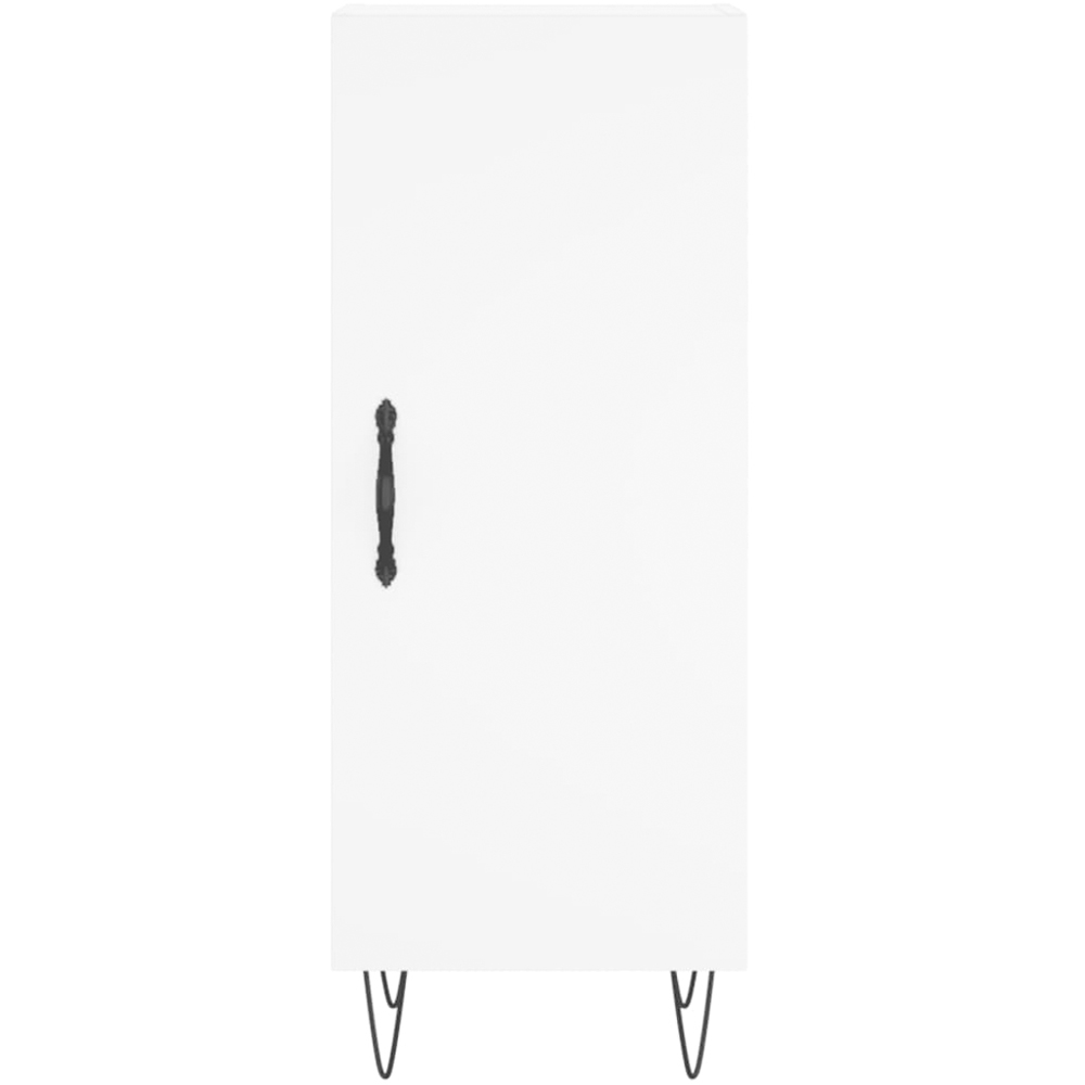 vidaXL Single Door White Sideboard Image 5