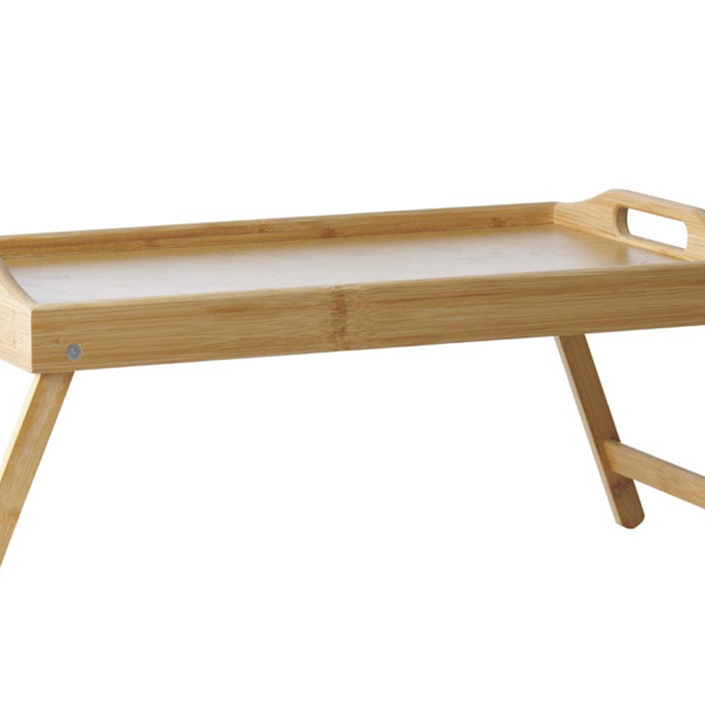 Wilko Wooden Tray With Foldable Legs Image 6
