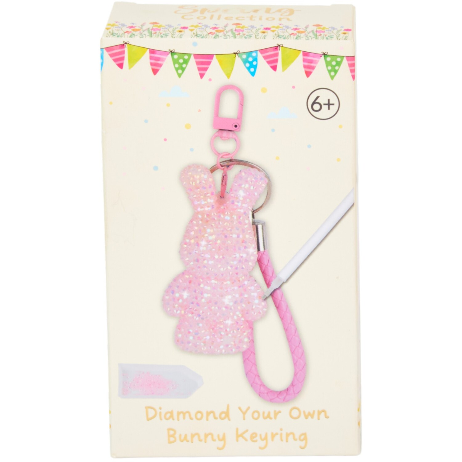 Diamond Your Own Bunny Keyring Kit Image 2