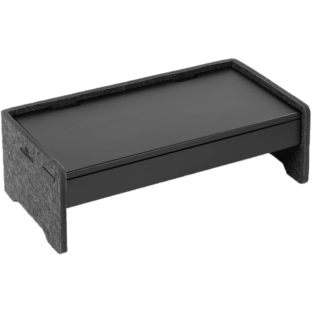 Durable Felt Lined Metal Drawer for Monitor Stand Riser Image 3
