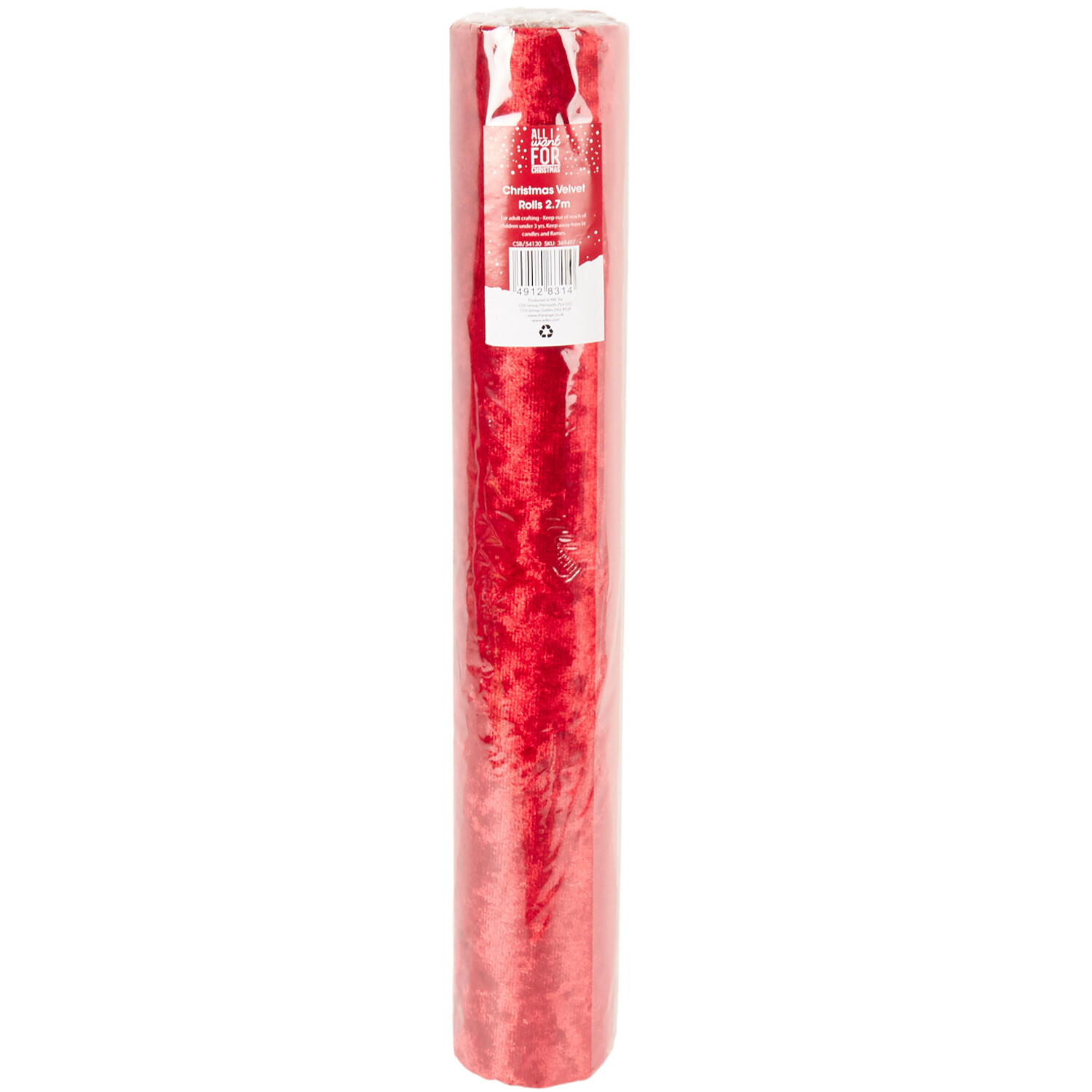 Christmas Velvet Roll Image 1
