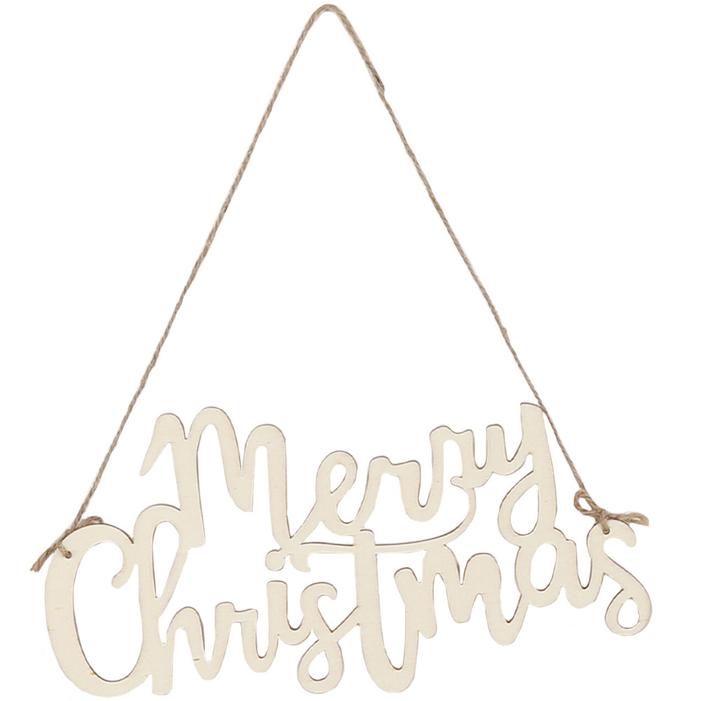 Decorate Your Own Merry Christmas Sign Image