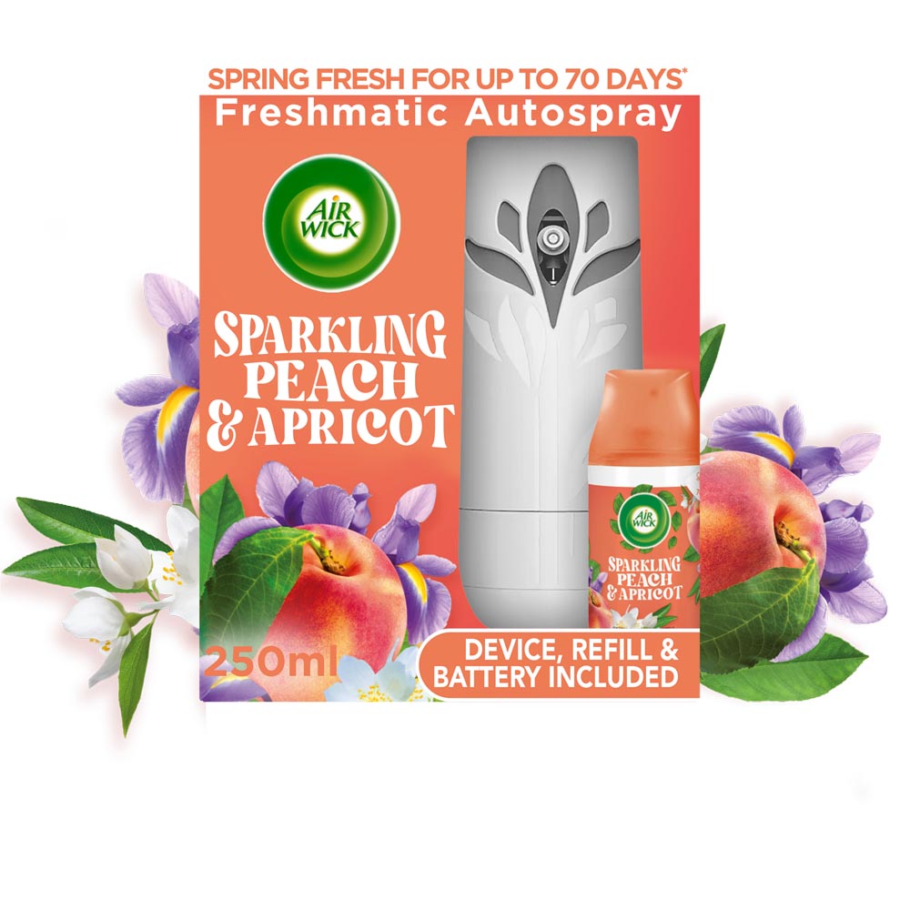 Air Wick Sparkling Peach and Apricot Freshmatic Kit 250ml Image 2